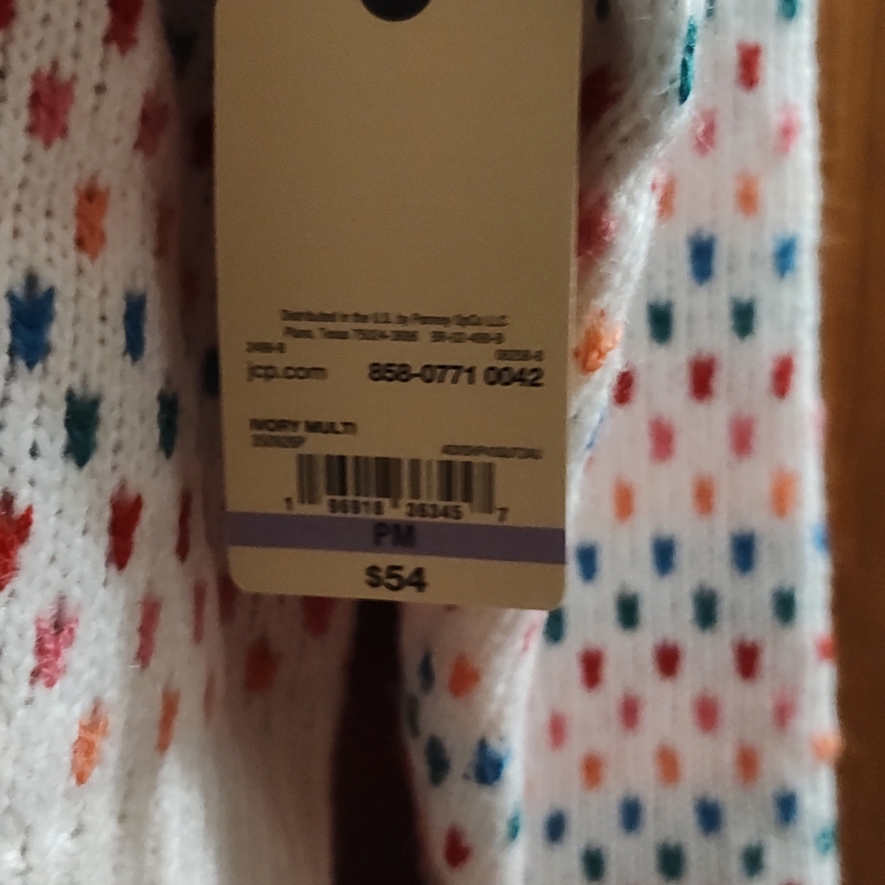St. John's Bay NWT women's medium sweater - Picture 7 of 9